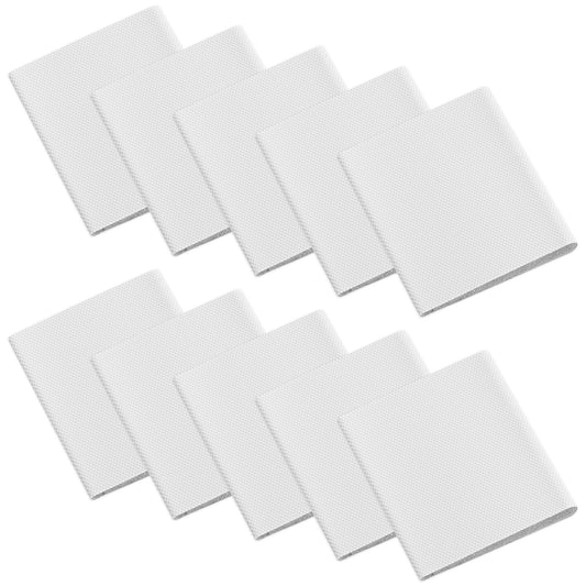 10 Pcs Door Corner Seals, Self-Adhesive Exterior Weather Stripping Draft Stopper Foam Door Frame Seal Wedge Draft Plugs for Noise Isolation and Weather Protection (White)