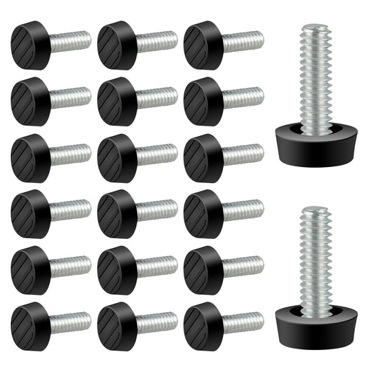 Thread Furniture Feet Levelers, 20PCS 1/4-20inch Adjustable Furniture Levelers Table Feet Screw-in Foot Glides for Table Chair Cabinet Patio Workbench