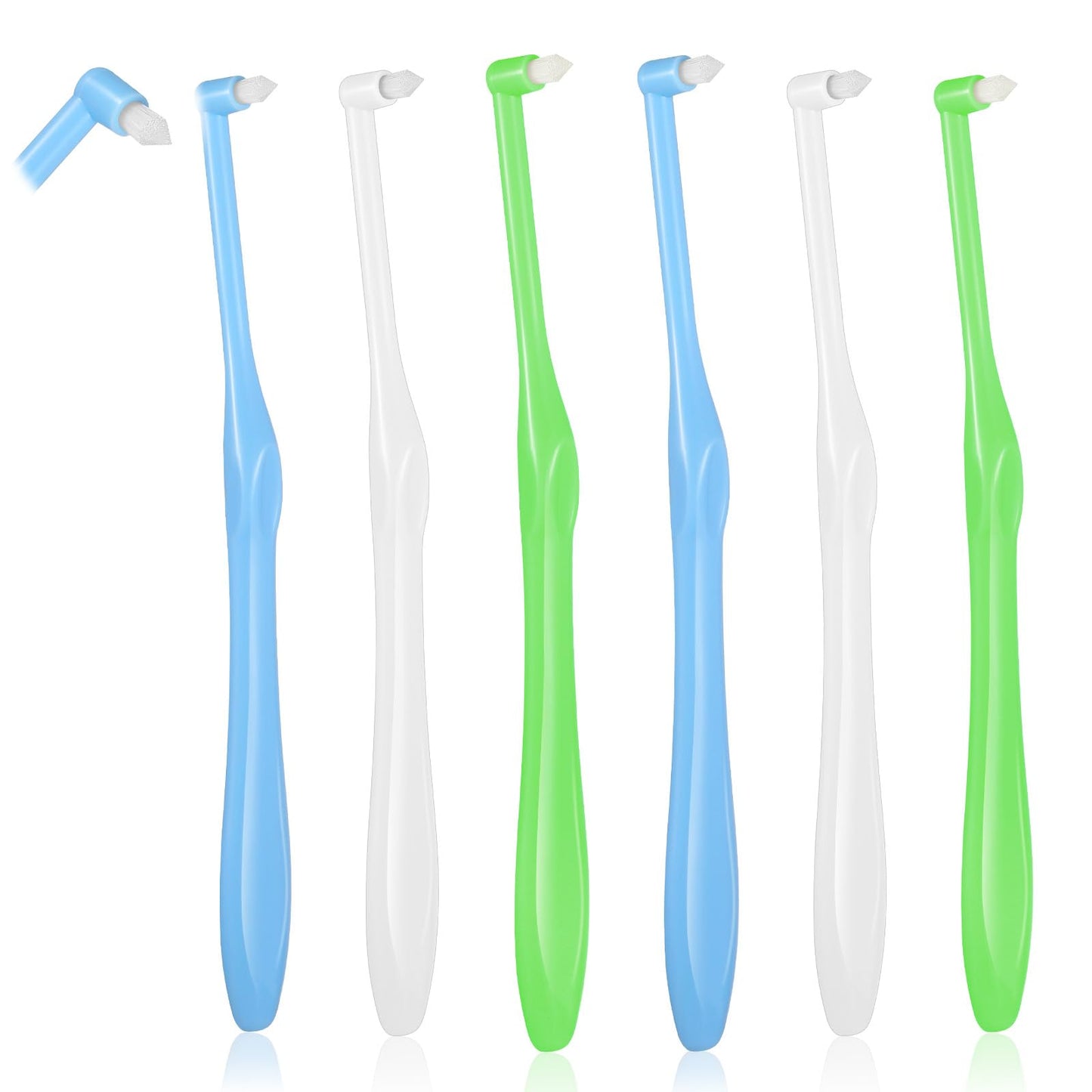 CIATBYYJ Pack of 6 Tuft Toothbrushes Soft Tufted Toothbrush