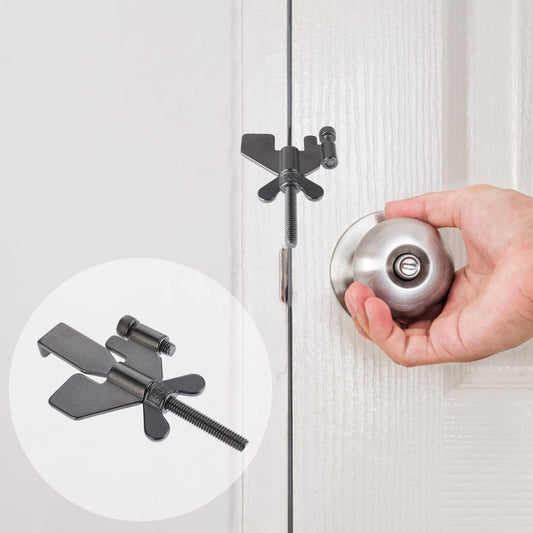 Upgraded Portable Door Lock, Safety Door Lock for Travel Hotel Home School Apartment, Additional Security and Privacy