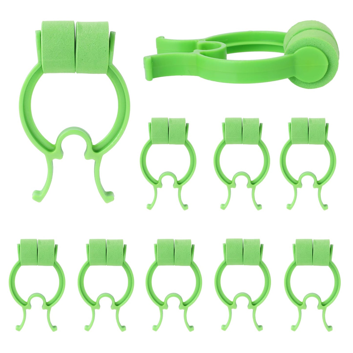 ASTER Nose Bleed Stopper, 10Pcs Nose Stop Clips Plastic Nosebleed Stopper Foam Nasal Nose Clips for Snoring Stop Accidental or Emergency Condition Swimming(Green)