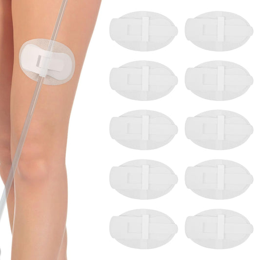 10 PCS Catheter Stabilization Device，Adhesive Stat Lock Catheter Stabilization Device，Foley Catheters Supplies，Anchor Bandages for Feeding Tube Holder