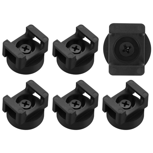 Aster 6 Pieces Magnetic Cable Zip Ties Mount