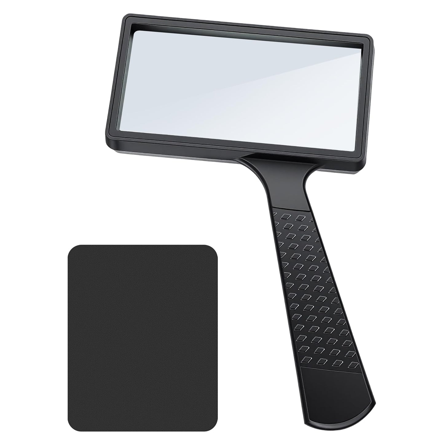 LLOUSSAK 1 x Reading Magnifier for Seniors, Large Handheld Magnifier, 10x Magnification