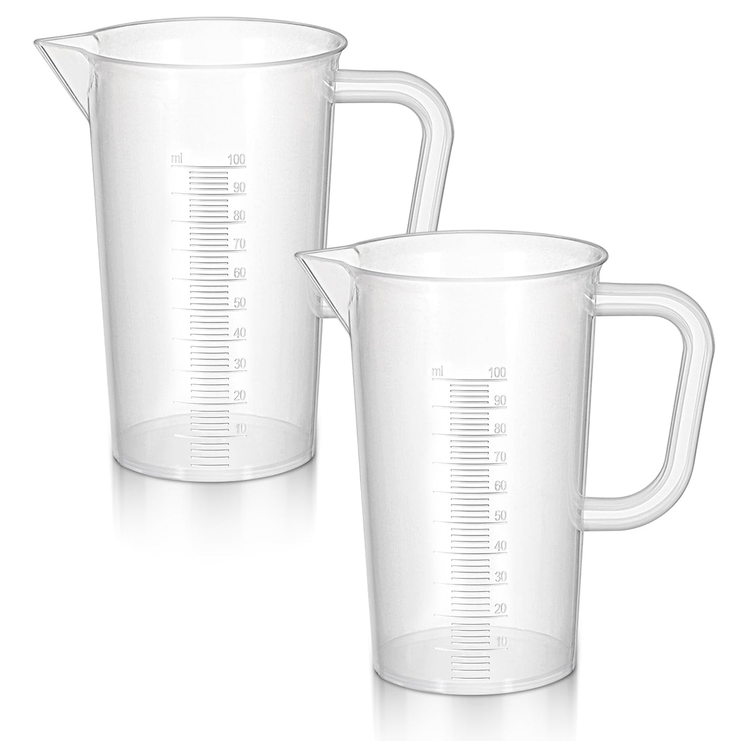 2Pcs Silicone Laundry Detergent Cup, 100ml Laundry Measuring Cup with Handl