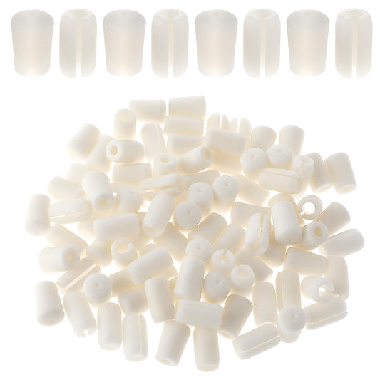Aster 80Pcs Kitchen Sink Rack Feet, Sink Wire Protective Rack Feet PVC Rubber Replacement Feet Kitchen Rack Protector Accessories for Sink Grid Drain Basket Dish Drainers Utensil Holders(White)