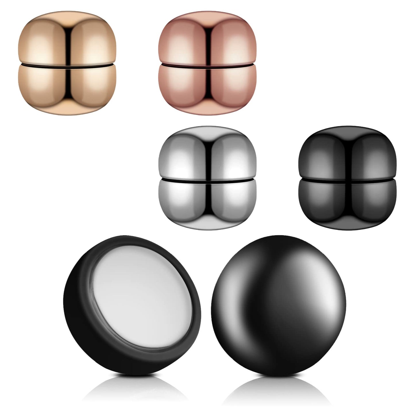 ASTER Hijab Magnetic Pins - Strongest Commercial Strength Hijab Pins for Women Multi-Use Colorful Small Magnetic Hijab Buttons (Multi(4 color))
