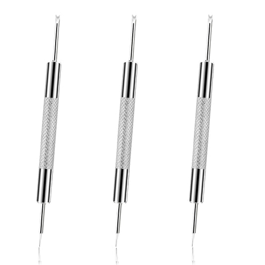 ZEYIYER 3PCS Watch Band Remover Tool, Stainless Steel Double-Ended Precision Watch Pins Removal Tool, Watch Spring Bar Watch Strap Replacement Tool for Watch Link Removal Repair Fix Replacement