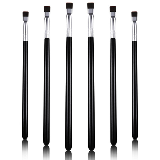 Aster 6 Pieces Concealer Brushes, Flat Makeup Brush, Eyebrow Brush Set, Eyeliner Brush, Brow Brush, Eyebrow Brush for Defining Shaping Eyebrows Makeup