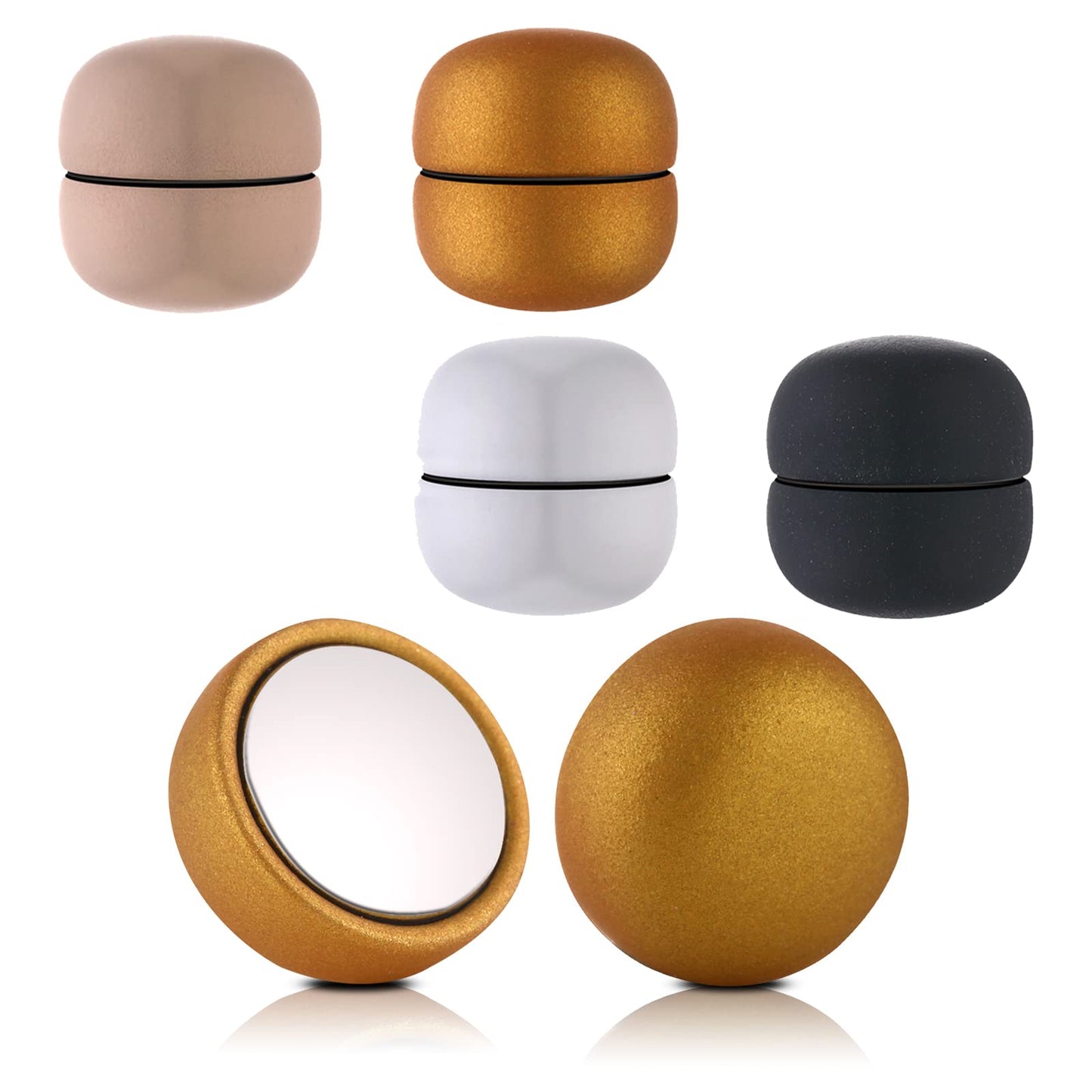 ASTER Hijab Magnetic Pins - Strongest Commercial Strength Hijab Pins for Women Multi-Use Small Magnetic Hijab Buttons (Multi(4 Colour-Matte))