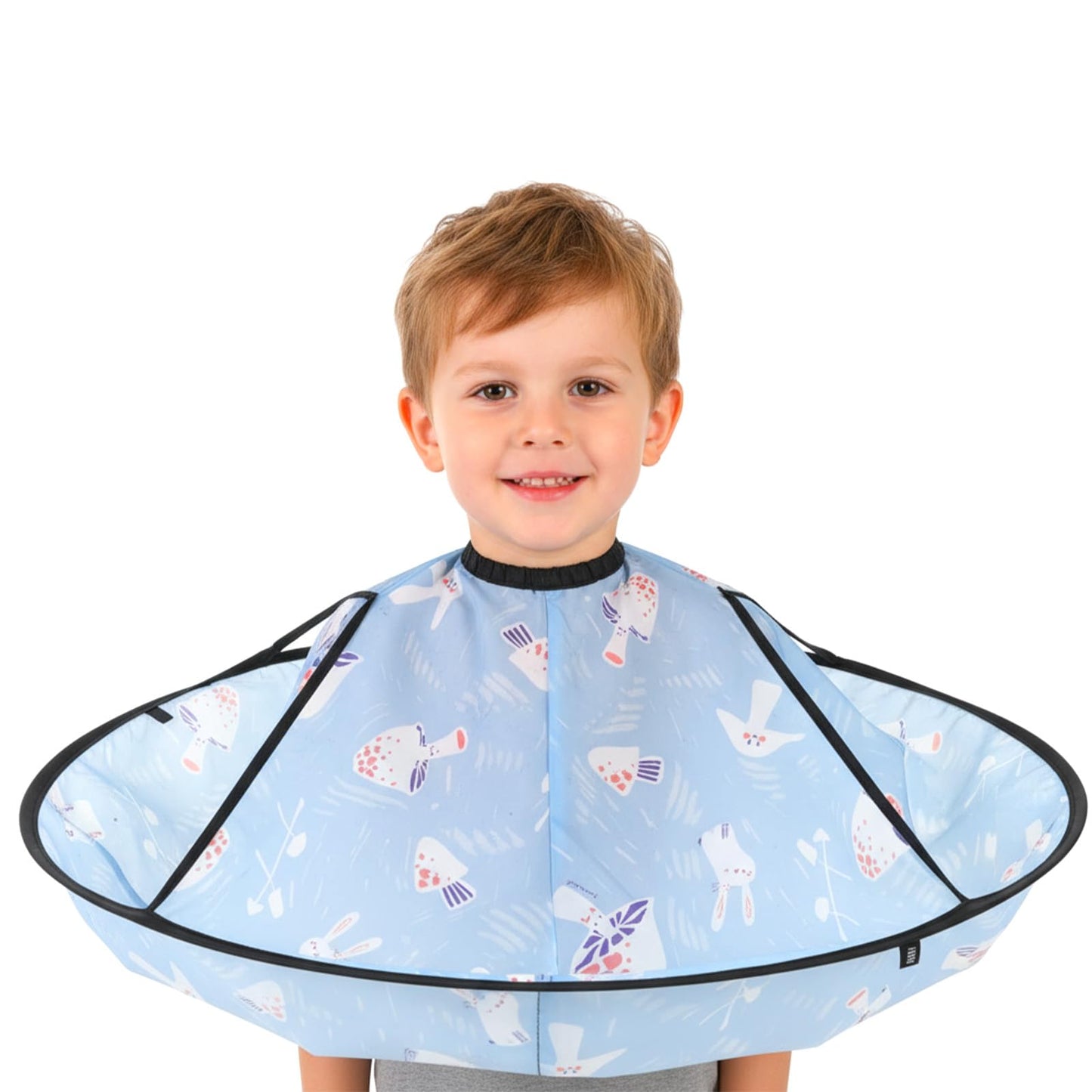 CIATBYYJ Children's Hairdressing Cape, Haircut Cape, Hair Cutting Cape, Umbrella, Waterproof, Foldable Umbrella Design for Children and Adults, Hair Styling, Cuts, Salon