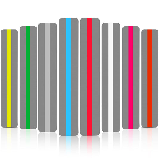 ASTER Reading Guide Strips Highlight Strips Colored Overlays Bookmarks Help with Dyslexia for Kids Teacher Supply Assistant (8 Pieces)