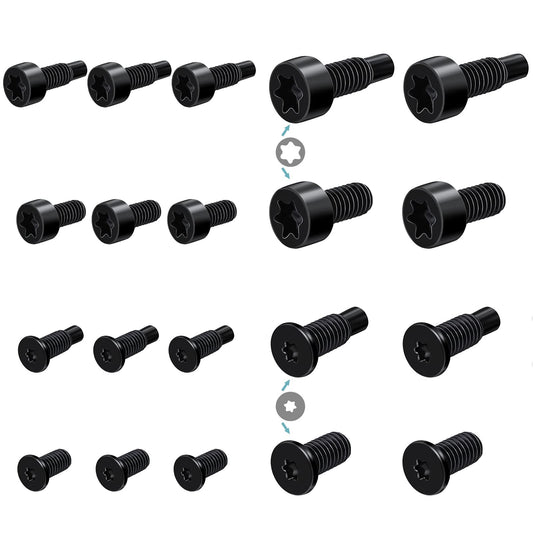 ASTER Doorbell Screws, 20pcs Replacement - T5, T16 Screws for Video Doorbell, Video Doorbell 2 (Long/Short)