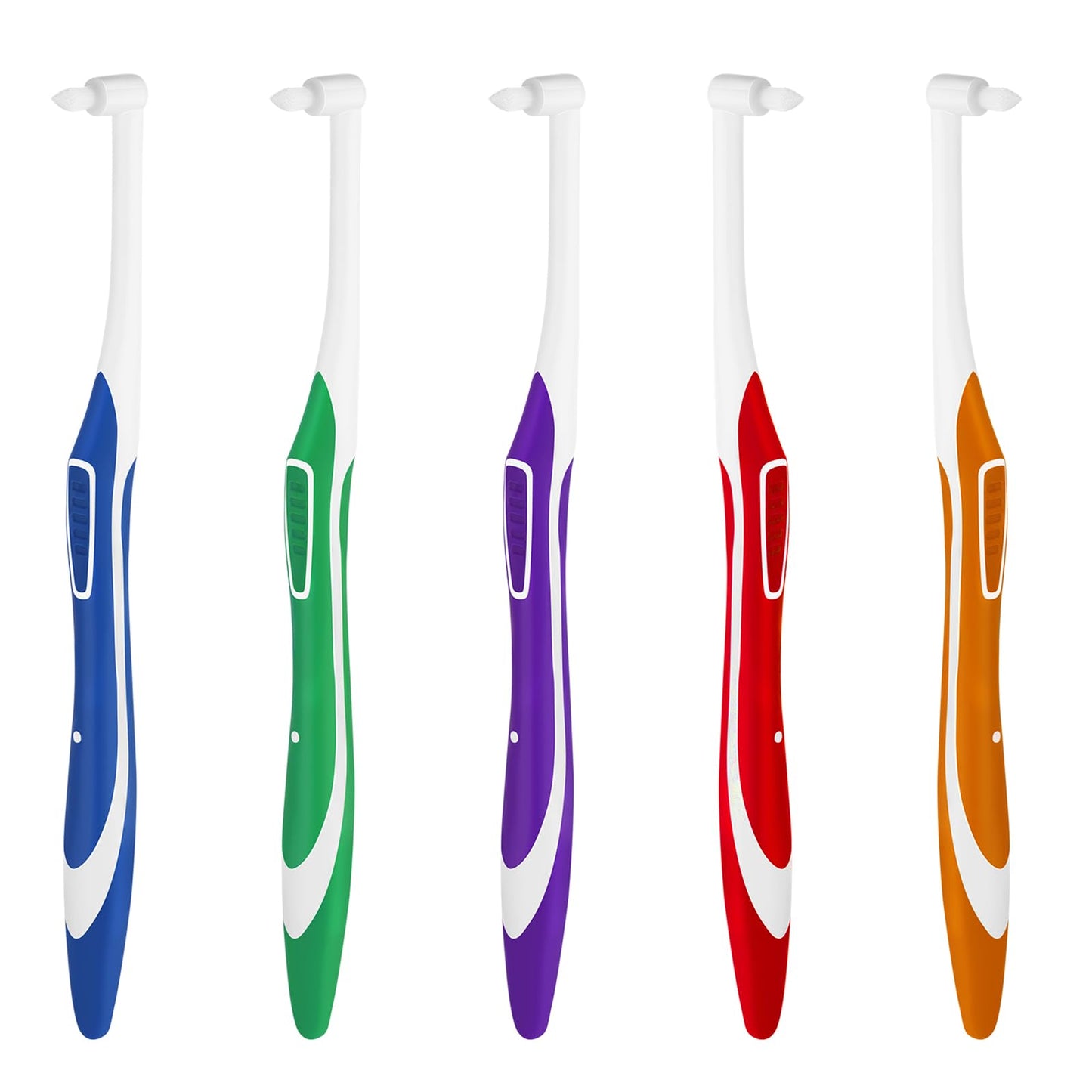 Pack of 5 Tuft Toothbrush for Orthodontic Braces, Soft Braces Toothbrush, Tufted Brush, Deep Cleaning, Manual Toothbrushes for Oral Care