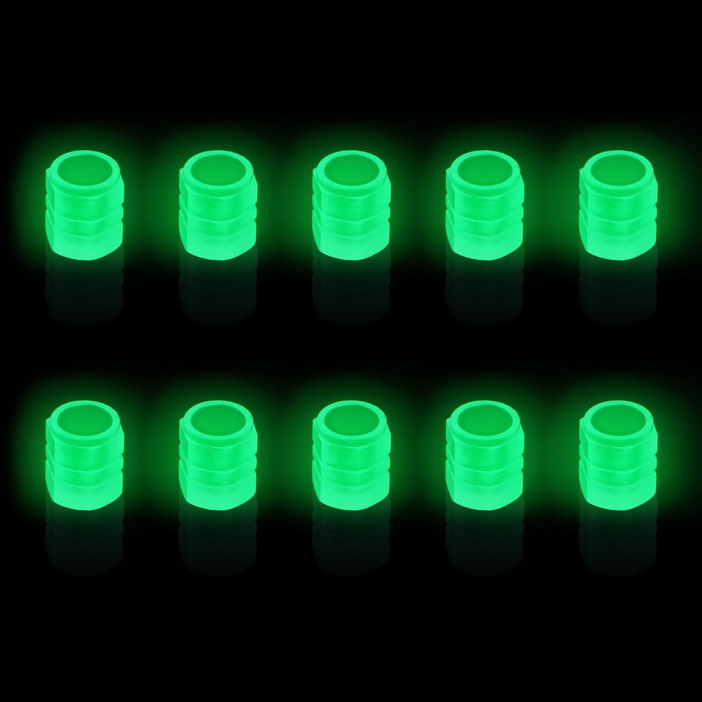 10 Pack Bling Tire Stem Valve Caps, Valve Stem Caps Sparkling Handmade Crystal Rhinestone Car Tire Valve Caps Valve Stem Covers Chrome Attractive Dustproof for Car Suv Motorcycle Bicycle Truck