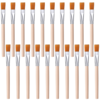 20 PCS Small Paint Brushes, Trim Thin Paint Brushes for Walls, Small Paintbrush Trim Painting Tool for Acrylic Watercolor Oil Painting Craft Brush