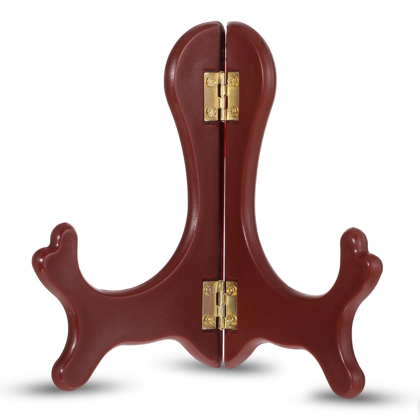Axafazup Elegant Wooden Style Display Stand, Adjustable Plate Holder For Photos, Artwork, Books, Unique Decorative Plates to Showcase Your Collections (5 Inches)