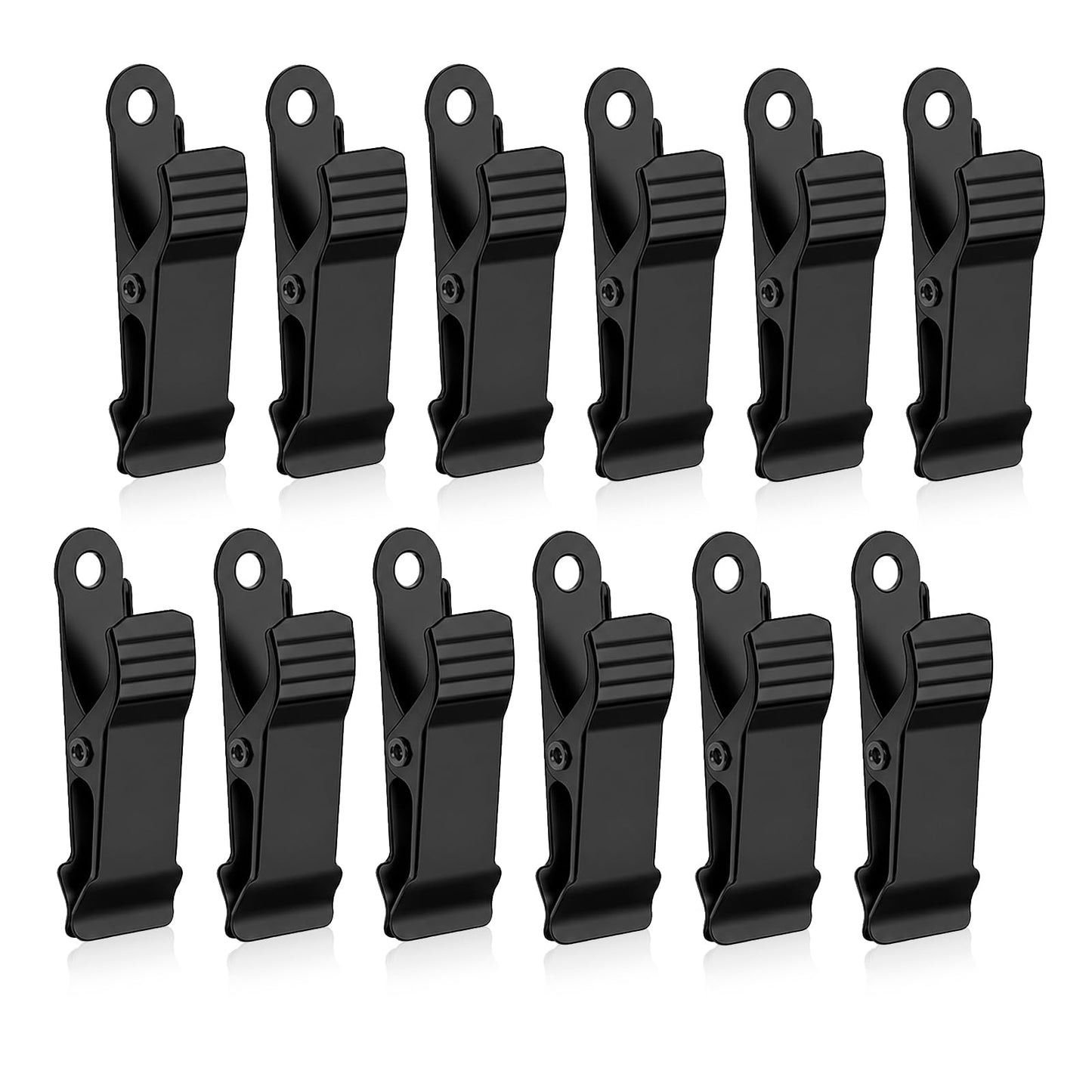 Pack of 12 Binder Clips Metal Stainless Steel Clothes Pegs Mini Clips