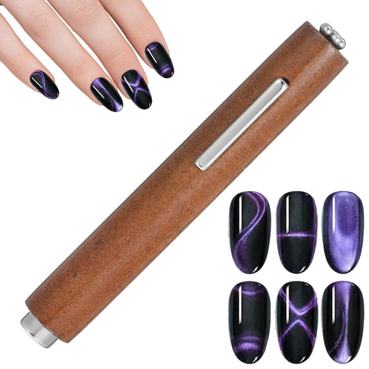 1 x 3-in-1 cat eye magnet, multi-function nail magnet, gel nail polish magnet for nails, nail magnetic pens, nail art magnetic tool, accessories for nails, cat eyes, nail art design