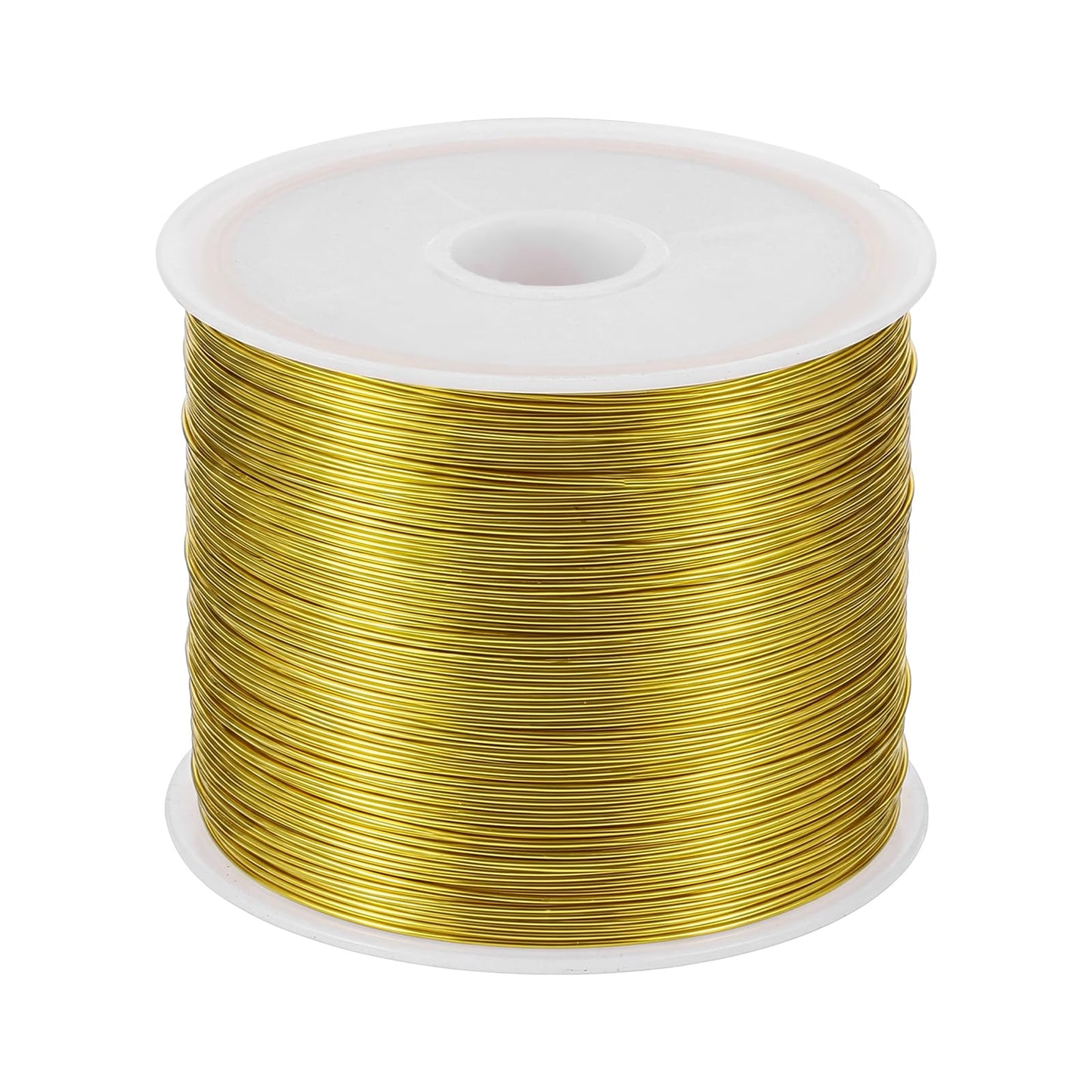 1 Roll Craft Wire Gold, Jewellery Wire, Wire for Crafts, Stainless Steel Wire 100 m x 0.4 mm, Bendable Craft Wire for Jewellery Making, DIY, Crafts (Gold)
