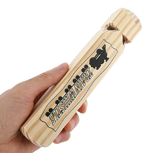 Train Whistle Noisemaker 4 Tone Solid Wooden Train Whistle Train Toy Slide Whistle for Kids Adults Birthday Party Favors Carnival Prize
