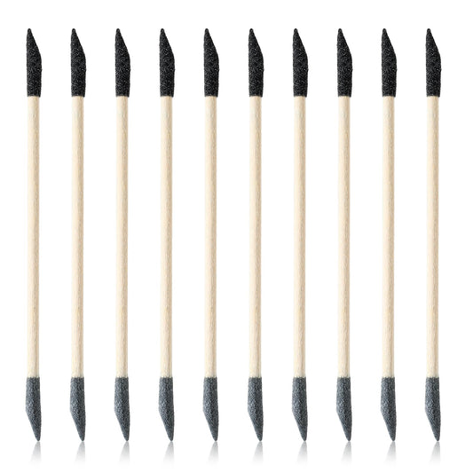 10 PCS Sanding Sticks, Double Matchsticks Sanding Sticks for Tight Spaces Wood, 150/280 Grit Fine Detailing Polishing Sticks Sanding Twigs for Plastic Models Wood Hobby Stuffers, 5.4 x 0.2 Inch