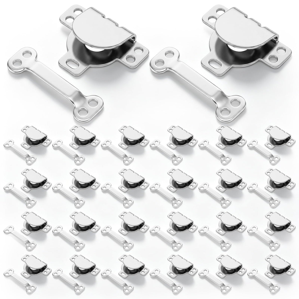 26 Set Hook and Eye Closures for Clothing, Metal Hook and Eye for Sewing