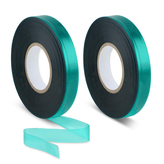 ASTER 2Pcs Plant Ties, 1/2 Inch Wide Garden Tie Tape for Plants Sturdy Green Plant Ribbon Nursery Tree Tape, Plant Tape Support for Indoor Outdoor Patio Plant, Tree, Vegetables, Total 150 Feet