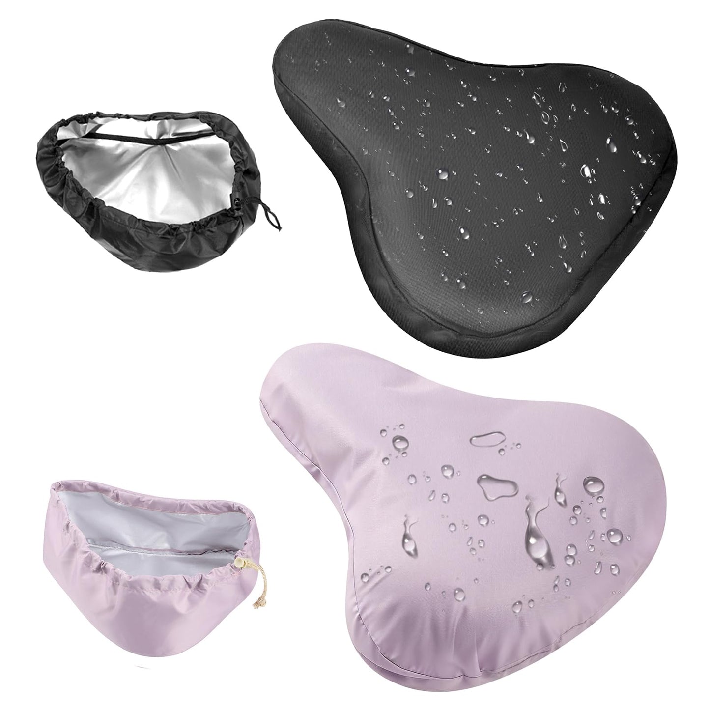 Apausvcm Pack of 2 Bicycle Saddle Cover Waterproof Saddle Protector