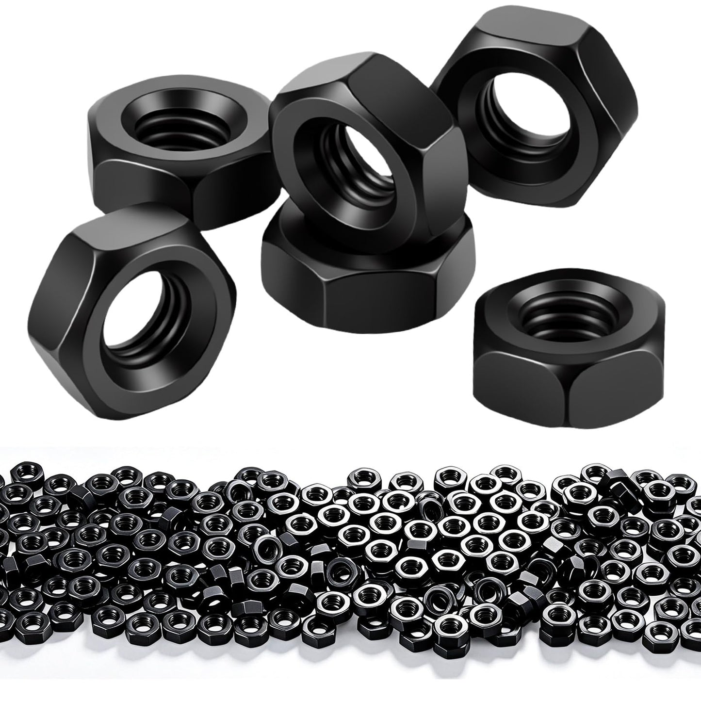 LLOUSSAK 300 Pcs M3 Self Locking Nuts Hex Nuts