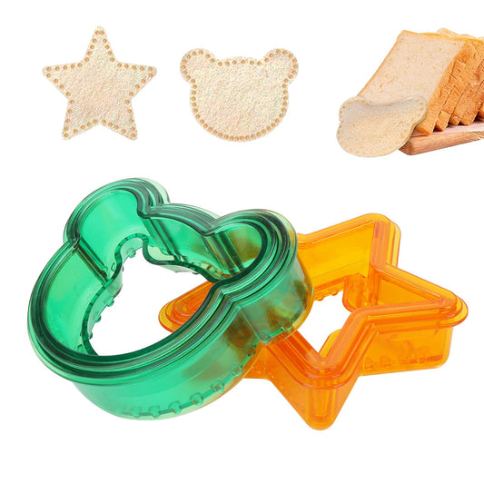 ASTER Sandwich Cutter and Sealer - DIY Sandwich Cutters for Kids, Uncrustables Bread Sandwich Cookie Maker for Boys Girls Lunchbox and Bento Box, Kitchen Gadgets