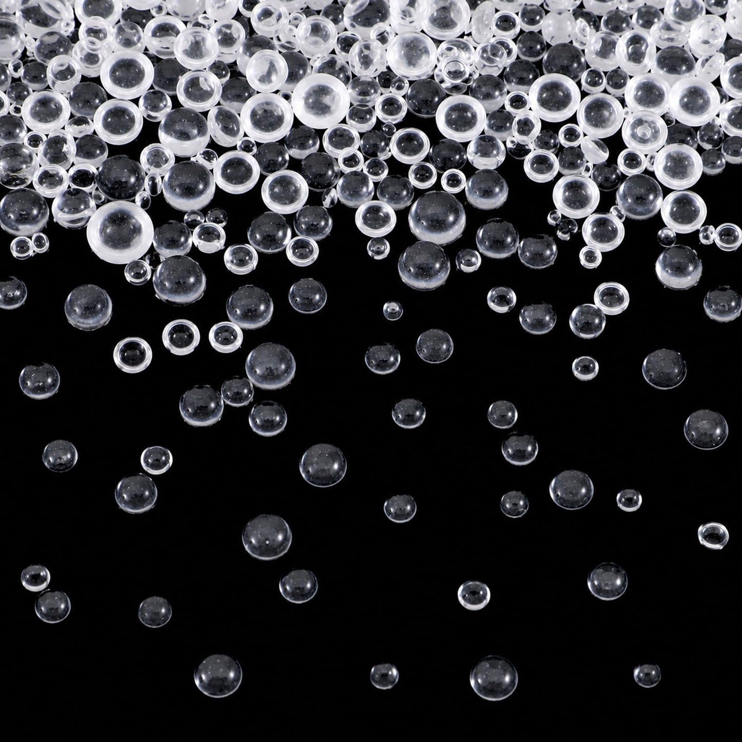 1400 Resin Drop Beads Rhinestone Teardrop Flat Bottom