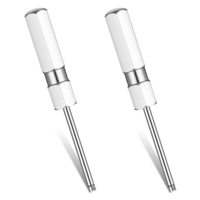 Aeaocvo 2 Pcs Valve Core Removal Tool, Valve Stem Tool with Magnetic, Motorcycle Truck Bike Screwdriver Tire Repair Install Tools for All Standard Valves Cores