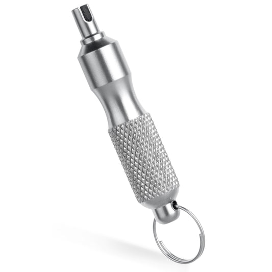 Valve Core Removal Tool, Portable Valve Core Removal Tool Stainless Tire Valve Tool Small Valve Stem Removal Tool Valve Core Tool for Bikes Motors and Cars