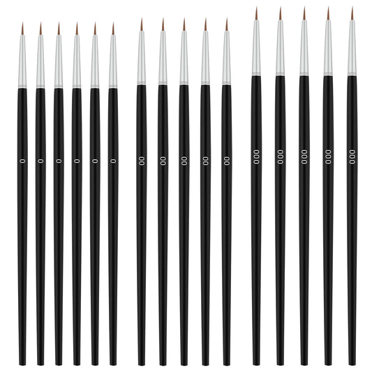 Tiny Detail Paint Brushes, 30PCS Miniature Fine Detail Paint Brushes Set Micro Professional Art Supplies for Miniature 40k Model Crafts Watercolor