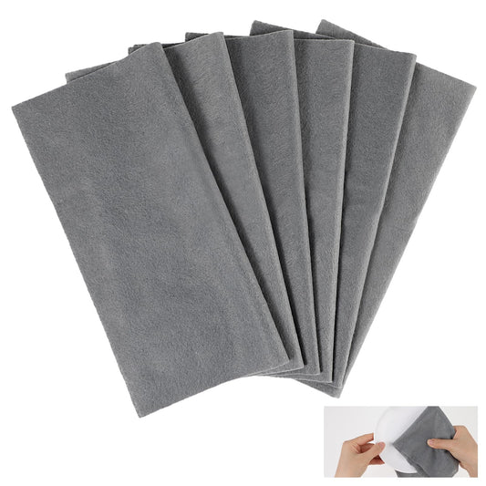 ASTER 6 Pieces Magic Cleaning Cloth, Thickened Sparklean Streak Free Cleaning Cloths, Reusable Microfiber Absorbent Cleaning Towels for Glass, Window, Mirrors?29.5×29.5cm/11.6×11.6in?
