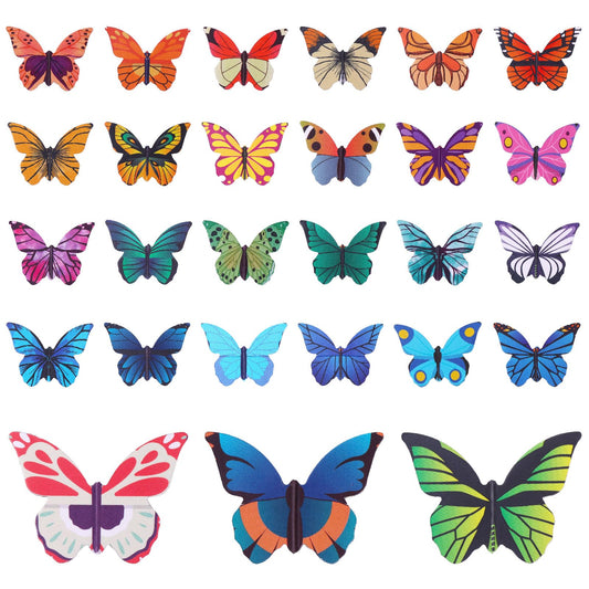 Aster 30 Pieses Magnetic Bookmarks Foldable Butterfly Book Marker, Cute Book Marks for Women, Men, Book Lovers, Page Markers, Book Reading Supplies