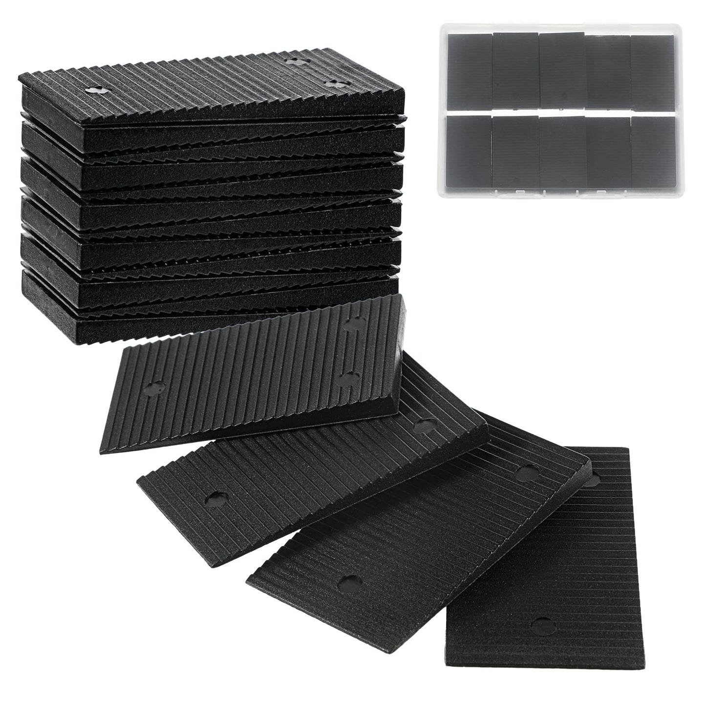 Lnngub Plastic Wedges 5 x 3 cm Plastic Pack of 16
