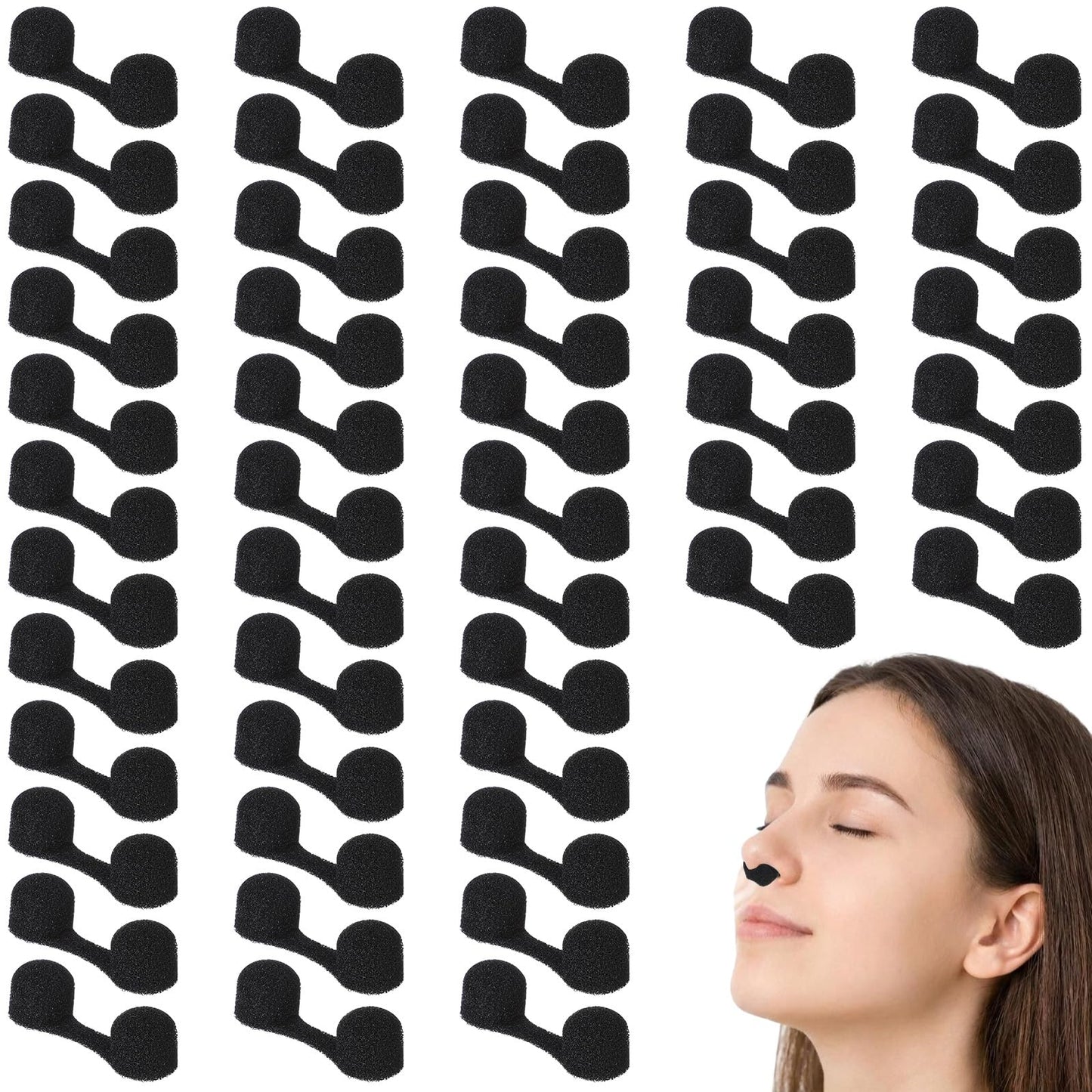 Nose Filter, Fine Dust, Pack of 50, Nose Filter, Allergy Sufferers, Nose Plugs Odour