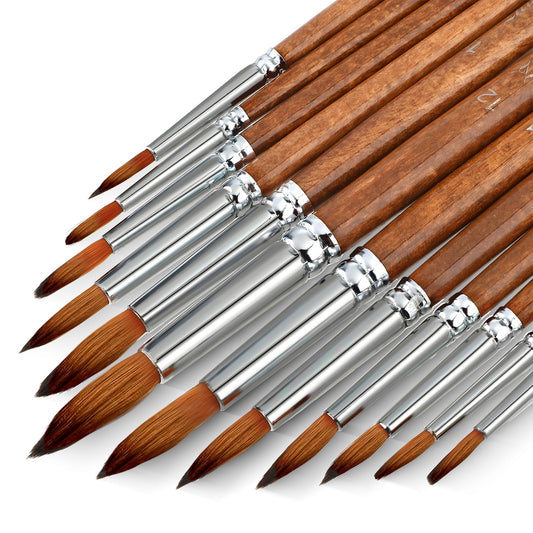 Watercolor Brushes 12Pcs