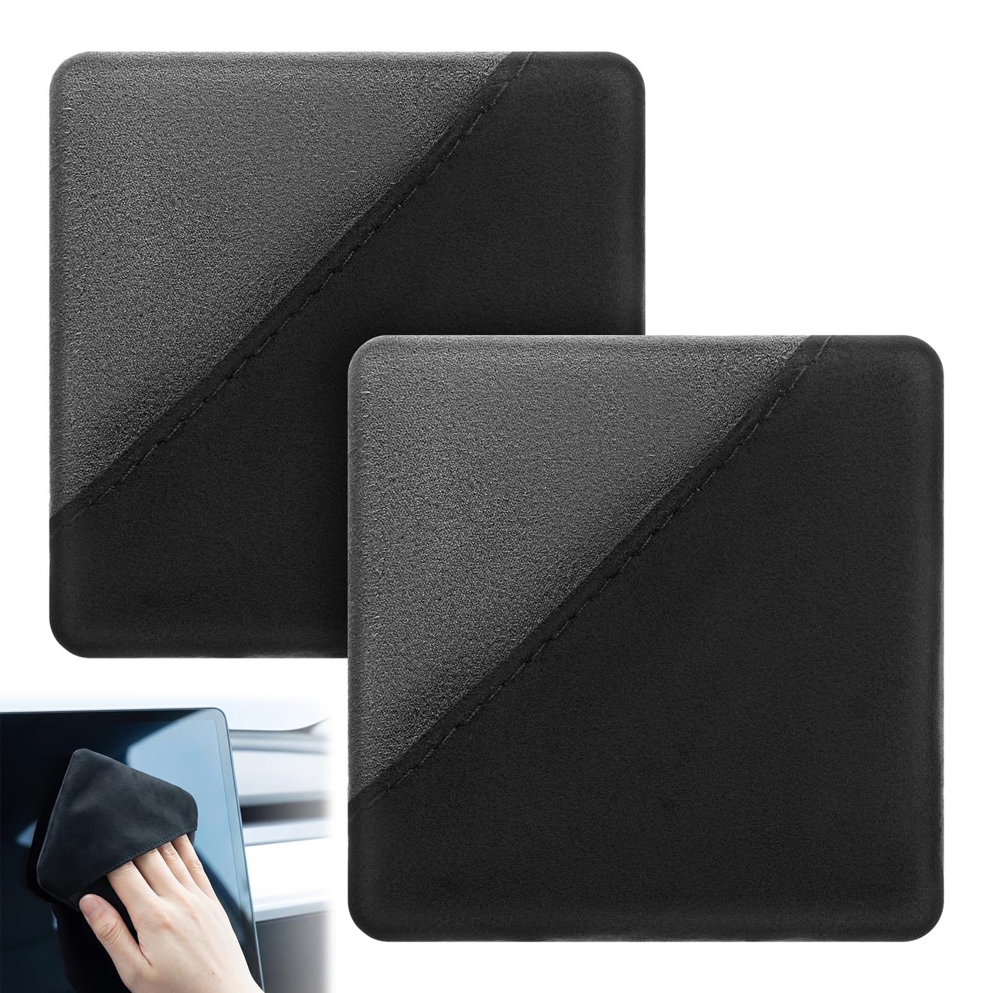 Pack of 2 Screen Cloths Car Cleaning Cloths Cloth Microfibre Cloths Car