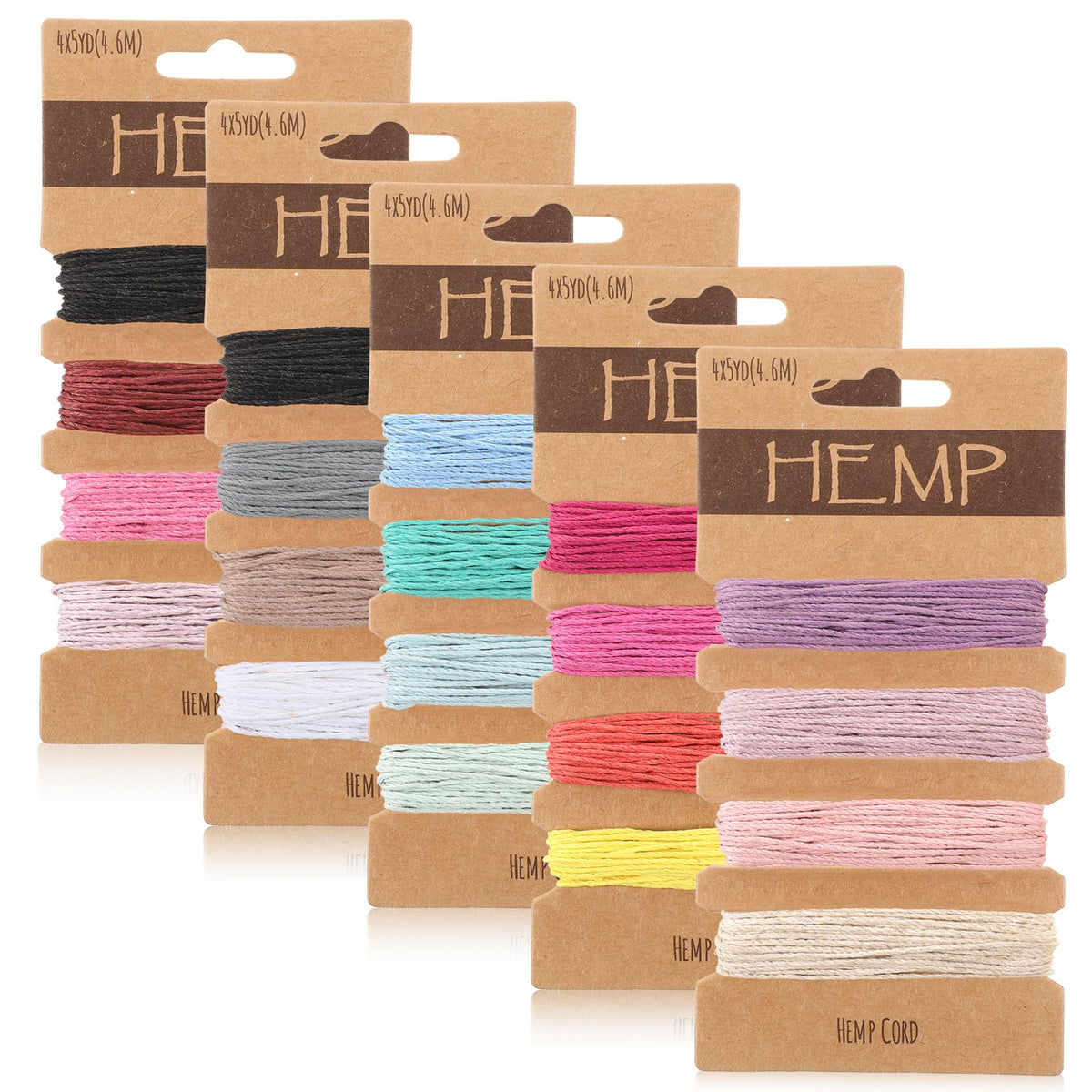 20 Colours Macrame Yarn Thread Cord for Bracelets Satin Cord Bead Yarn