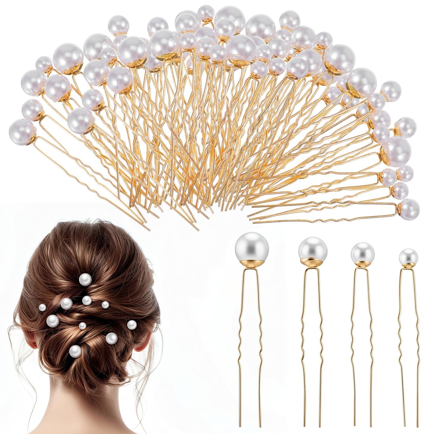 Pearl Hair Pins
