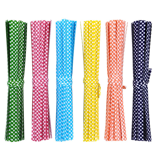 ASTER 600 Pieces Bag Twist Ties, 4 Inches Metallic Twist Ties Reusable Bread Twist Cords for Candy Cake Pops Wraping Bags, Party Favor Supplies (Colorful)