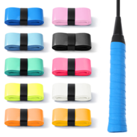 10 Pack Tennis Grip Tape, Precut Anti-Slip Tennis Racket Grip Tapes, Sweat Absorption, Comfortable Handle Overgrip Tape for Badminton Pickleball Squash Rackets