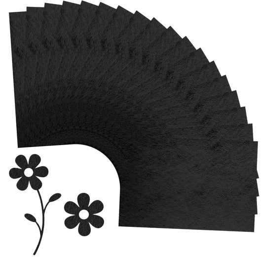 10 Pcs ''11.8x7.87 Black Felt Sheets, Soft Black Felt Fabric, Christmas Valentine's Day Fabric Felts for Crafts, DIY Patchwork Sewing School Projects Decoration