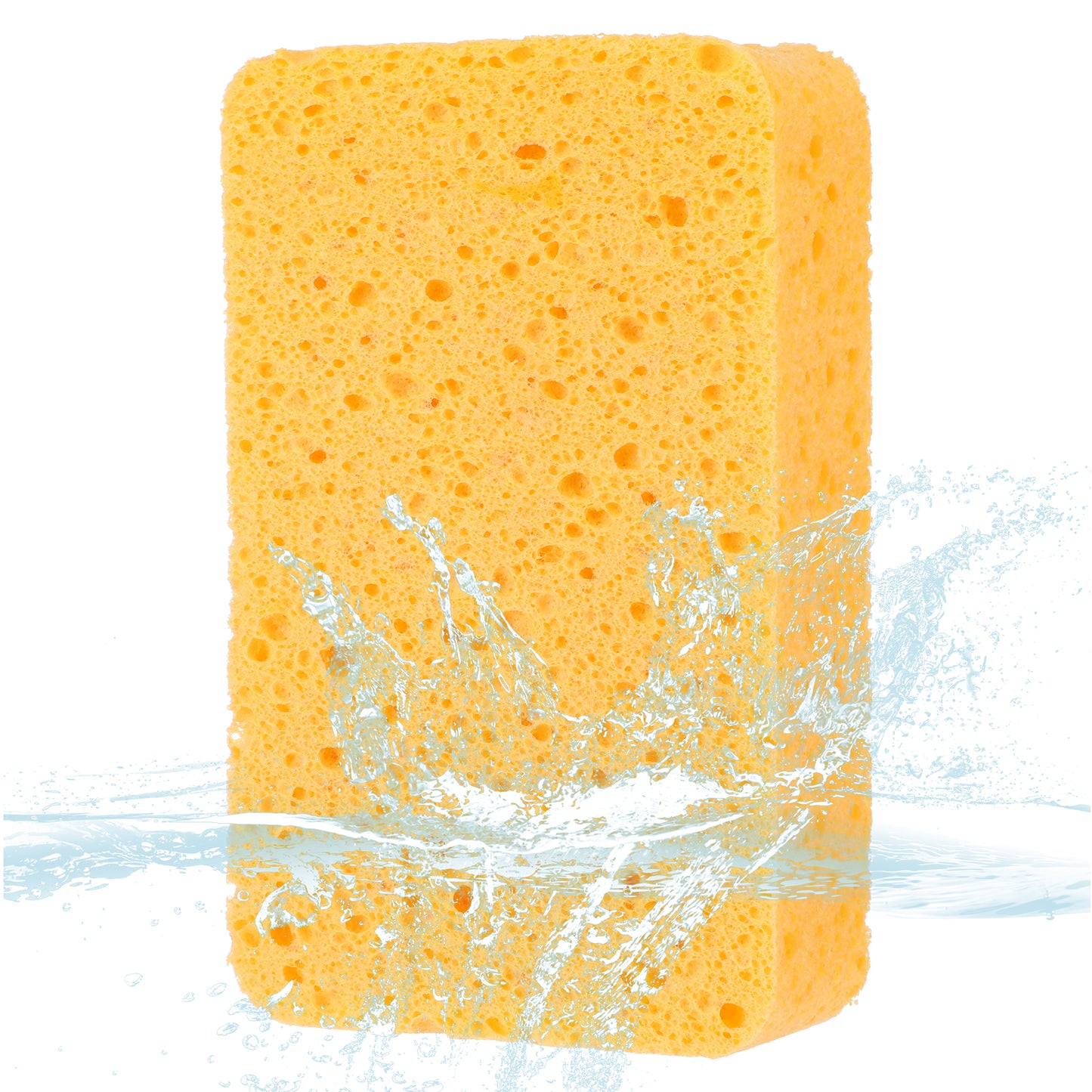 1 PCS Large Sponges for Cleaning, Natural Wood Pulp Sponges, 5.7x3.5x1.5 inch Cleaning Big Sponge for Kitchen, Bathroom, Countertops, Car Wash