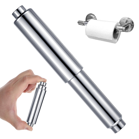 Toilet Paper Holder Spring Rod, Stainless Steel Toilet Paper Holder Replacement Rod, Toilet Paper Roller Replacement, Paper Holder Roller Rod for Bathroom