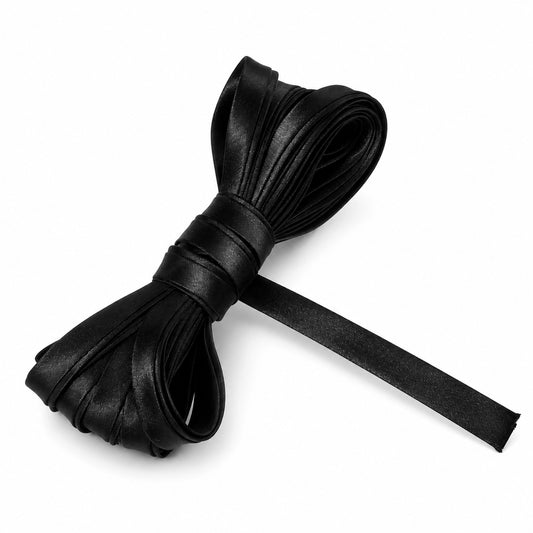 0.39 Inch Double Fold Bias Tape, Black Bias Tape for Sewing