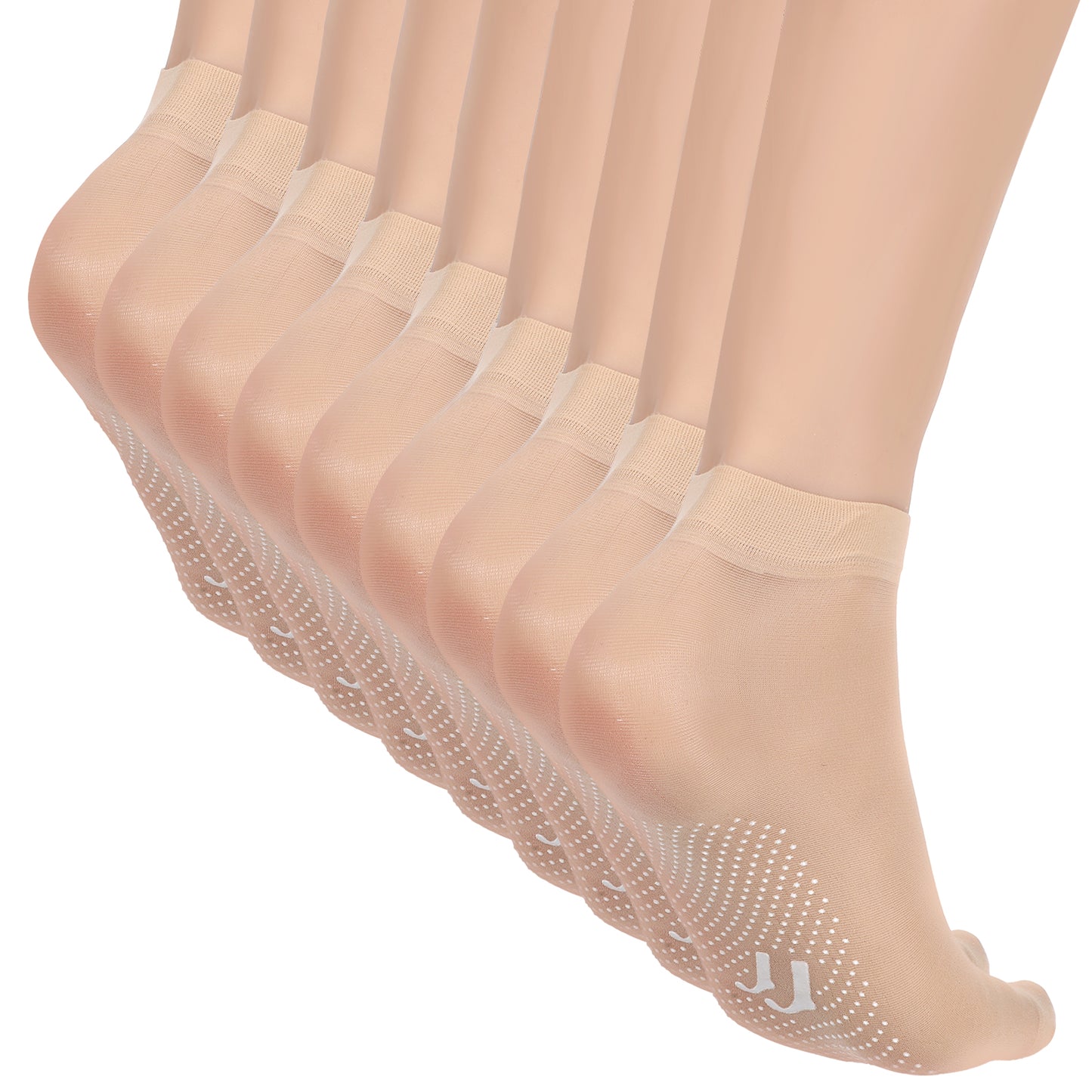 10 Pairs Sheer Socks Women Ankle with Anti-Slip Design, Breathable and Comfortable Sheers Socks, One Size Sheer Ankle Sock Women, Stylish Sheers Sock Match with Heel Sneaker Skirt Dress